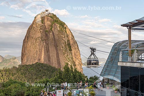  Vista do Pão de Açúcar a partir da Estação do bondinho do Morro da Urca  - Rio de Janeiro - Rio de Janeiro (RJ) - Brasil