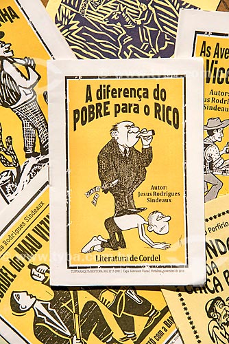  Literatura de cordel à venda no Mercado Central de Fortaleza  - Fortaleza - Ceará (CE) - Brasil