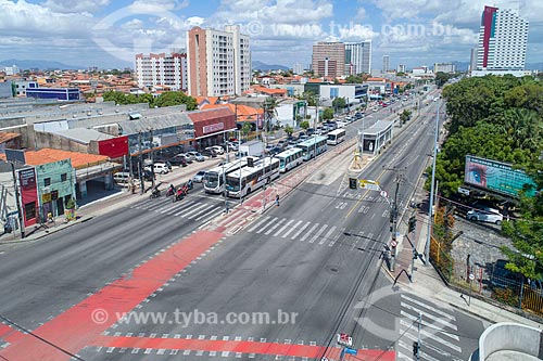  Foto feita com drone do corredor do Expresso Fortaleza na Avenida Bezerra de Menezes  - Fortaleza - Ceará (CE) - Brasil