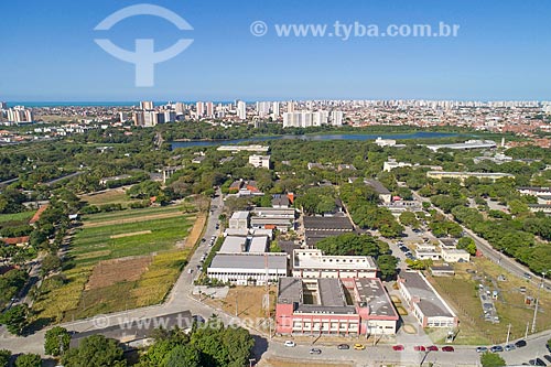  Foto feita com drone do Campus da Universidade Federal do Ceará  - Fortaleza - Ceará (CE) - Brasil