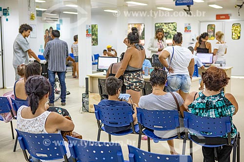  Pacientes na sala de triagem e espera da Unidade de Pronto Atendimento de Inoã (UPA)  - Maricá - Rio de Janeiro (RJ) - Brasil