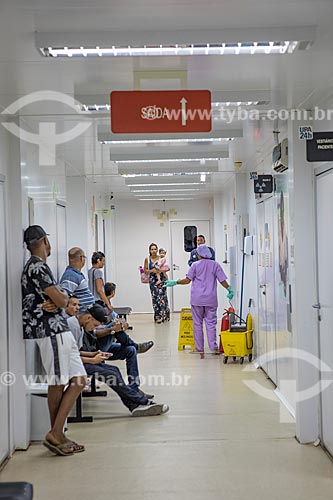  Pacientes aguardando atendimento na Unidade de Pronto Atendimento de Inoã (UPA)  - Maricá - Rio de Janeiro (RJ) - Brasil