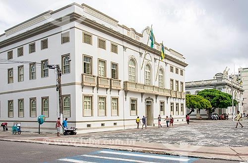  Fachada do Palácio Fausto Cardoso (1868) - antiga sede da Assembleia Legislativa do Estado de Sergipe e atual Escola do Legislativo Deputado João de Seixas Dória  - Aracaju - Sergipe (SE) - Brasil