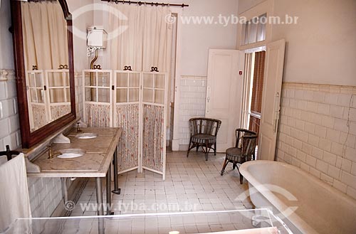  Banheiro no interior da Fundação Casa de Rui Barbosa  - Rio de Janeiro - Rio de Janeiro (RJ) - Brasil