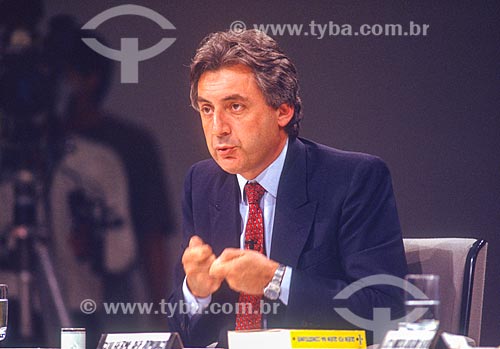  Guilherme Afif Domingos - candidato à presidência pelo Partido Liberal (PL) - década de 80  - Rio de Janeiro - Rio de Janeiro (RJ) - Brasil