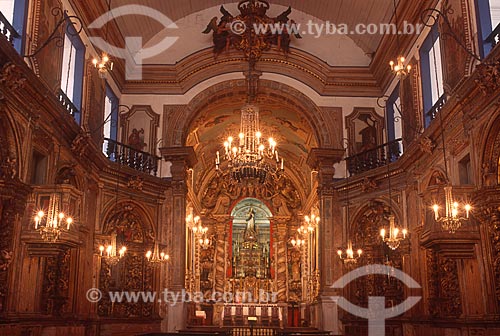  Altar-mor da Igreja Matriz de Nossa Senhora da Conceição (1770) - década de 2000  - Ouro Preto - Minas Gerais (MG) - Brasil