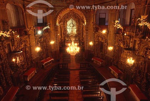  Interior da Basílica Menor de Nossa Senhora do Pilar (1696) - mais conhecida como Igreja de Nossa Senhora do Pilar - década de 2000  - Ouro Preto - Minas Gerais (MG) - Brasil