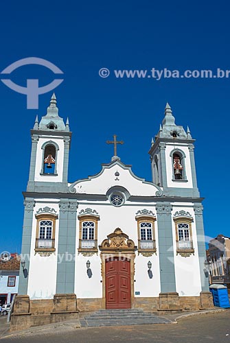  Fachada da Igreja de Nossa Senhora do Rosário dos Pretos (1719)  - São João del Rei - Minas Gerais (MG) - Brasil