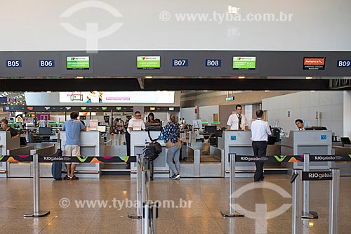  Fila para o check-in Aeroporto Internacional Antônio Carlos Jobim  - Rio de Janeiro - Rio de Janeiro (RJ) - Brasil