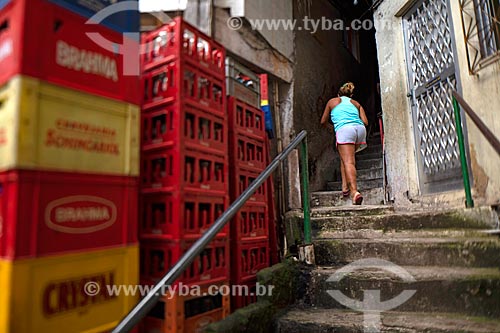  Caixas de cerveja em bar na Favela Tavares Bastos  - Rio de Janeiro - Rio de Janeiro (RJ) - Brasil