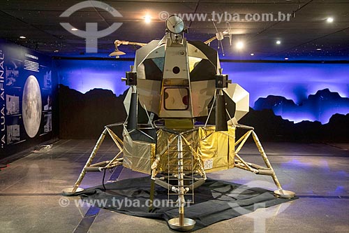 Réplica de sonda lunar em exibição na Fundação Planetário da Cidade do Rio de Janeiro  - Rio de Janeiro - Rio de Janeiro (RJ) - Brasil