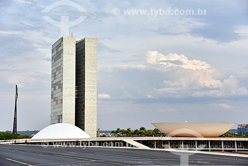  Vista geral do Congresso Nacional  - Brasília - Distrito Federal (DF) - Brasil