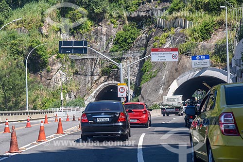  Tráfego na entrada do Túnel do Pepino  - Rio de Janeiro - Rio de Janeiro (RJ) - Brasil