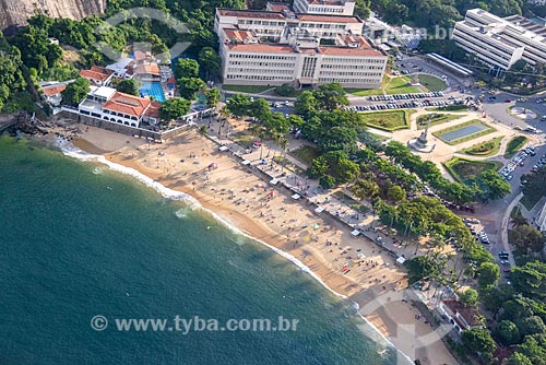  Foto aérea da Praia Vermelha  - Rio de Janeiro - Rio de Janeiro (RJ) - Brasil