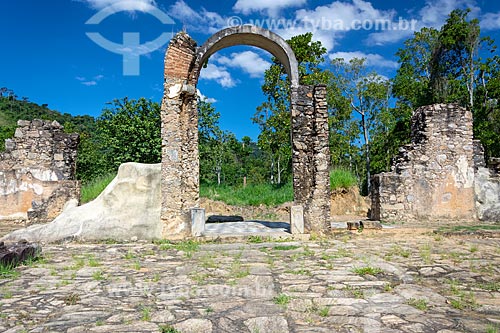  Ruínas da antiga cidade de São João Marcos - atualmente Parque Arqueológico e Ambiental de São João Marcos  - Rio Claro - Rio de Janeiro (RJ) - Brasil