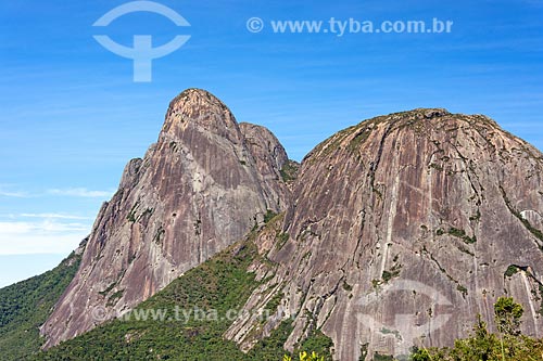  Vista dos Três Picos de Salinas no Parque Estadual dos Três Picos  - Teresópolis - Rio de Janeiro (RJ) - Brasil
