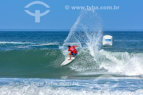  Surfista durante a etapa brasileira do WCT (Circuito Mundial de Surfe)  - Saquarema - Rio de Janeiro (RJ) - Brasil