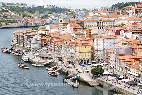  Cais do Rio Douro na cidade do Porto  - Porto - Distrito do Porto - Portugal