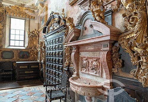  Interior da sacristia da Catedral da Sé do Porto (Igreja de Nossa Senhora da Assunção) - 1737  - Porto - Distrito do Porto - Portugal