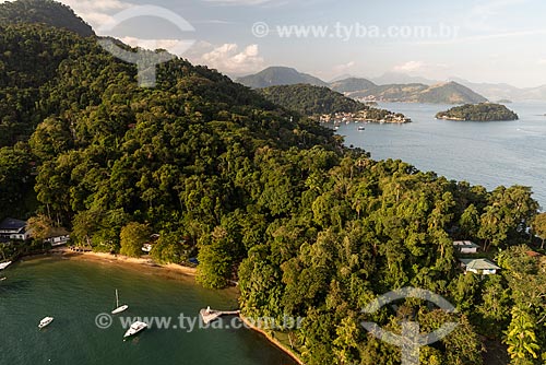  Foto aérea da orla da Baía de Ilha Grande  - Angra dos Reis - Rio de Janeiro (RJ) - Brasil