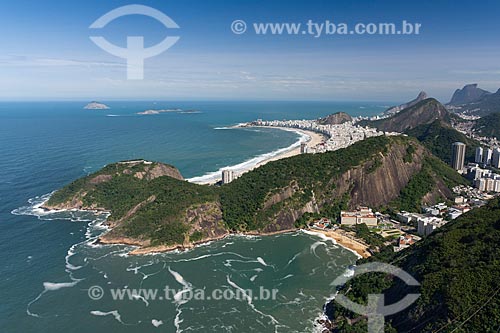  Vista da Praia Vermelha a partir do mirante do Morro da Urca  - Rio de Janeiro - Rio de Janeiro (RJ) - Brasil
