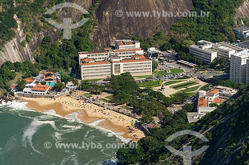  Vista da Praia Vermelha a partir do mirante do Morro da Urca  - Rio de Janeiro - Rio de Janeiro (RJ) - Brasil