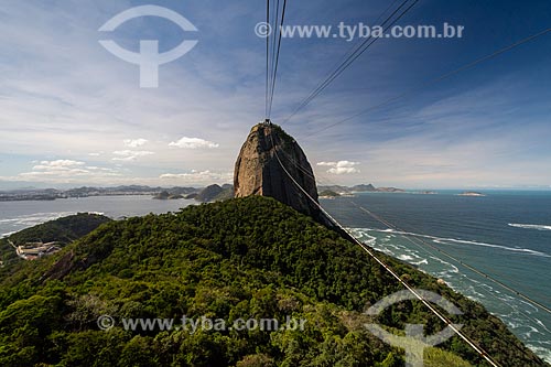  Vista do Pão de Açúcar durante a travessia entre o Morro da Urca  - Rio de Janeiro - Rio de Janeiro (RJ) - Brasil