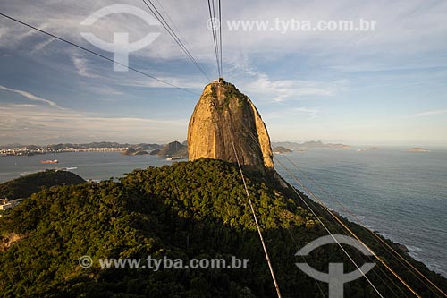  Vista do Pão de Açúcar durante a travessia entre o Morro da Urca  - Rio de Janeiro - Rio de Janeiro (RJ) - Brasil