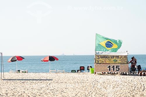  Barraca na orla da Praia de Ipanema  - Rio de Janeiro - Rio de Janeiro (RJ) - Brasil