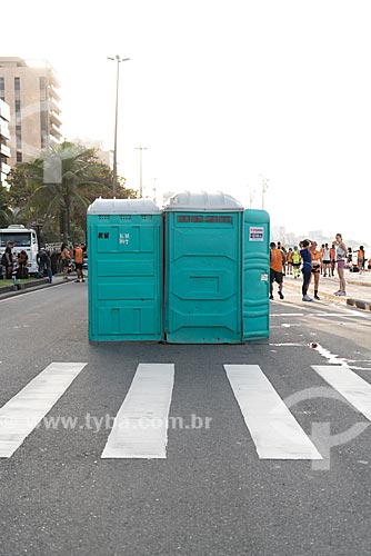  Banheiro químico na Avenida Vieira Souto  - Rio de Janeiro - Rio de Janeiro (RJ) - Brasil