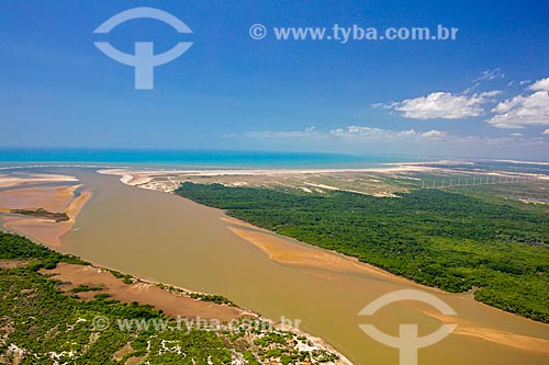  Foz do Rio Parnaíba - Delta do Parnaíba - Divisa natural entre os Estados do Maranhão e Piauí  - Ilha Grande - Piauí (PI) - Brasil