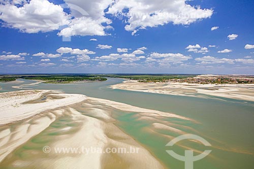  Praia de Macapá e a Foz do Rio Camurupim  - Luís Correia - Piauí (PI) - Brasil