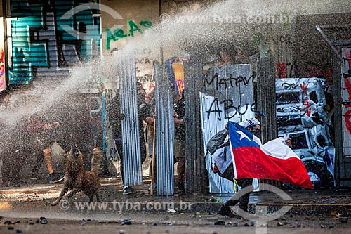  Manifestações contra o governo do presidente Sebastián Piñera, a desigualdade social e a repressão  - Santiago - Província de Santiago - Chile