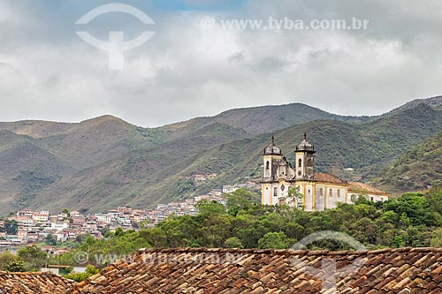  Vista da Igreja São Francisco de Paula  - Ouro Preto - Minas Gerais (MG) - Brasil
