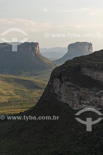  Vista à partir do Morro do Pai Inácio - Parque Nacional da Chapada Diamantina  - Palmeiras - Bahia (BA) - Brasil