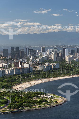  Vista do Aterro do Flamengo a partir do mirante do Morro da Urca  - Rio de Janeiro - Rio de Janeiro (RJ) - Brasil
