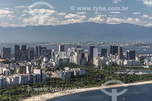  Vista do Aterro do Flamengo a partir do mirante do Morro da Urca  - Rio de Janeiro - Rio de Janeiro (RJ) - Brasil