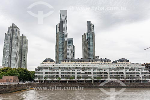  Vista de edifícios modernos e arranha-céus em Puerto Madero  - Buenos Aires - Província de Buenos Aires - Argentina