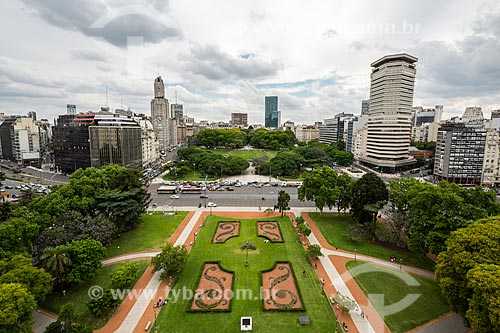  Jardim visto da Torre Monumental (1916)  - Buenos Aires - Província de Buenos Aires - Argentina