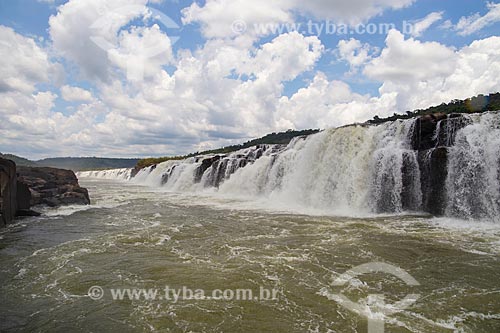  Salto do Yucumã no Rio Uruguai, maior cachoeira longitudinal do mundo  - Derrubadas - Rio Grande do Sul (RS) - Brasil