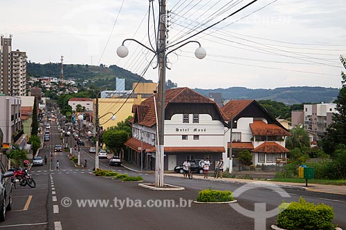  Vista da Rua do Comércio  - Itapiranga - Santa Catarina (SC) - Brasil