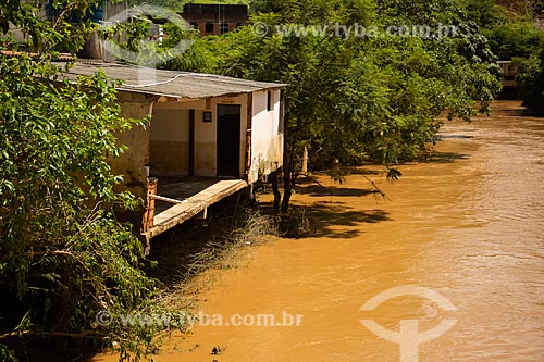  Estragos causados pela cheia do Rio Carangola  - Natividade - Rio de Janeiro (RJ) - Brasil