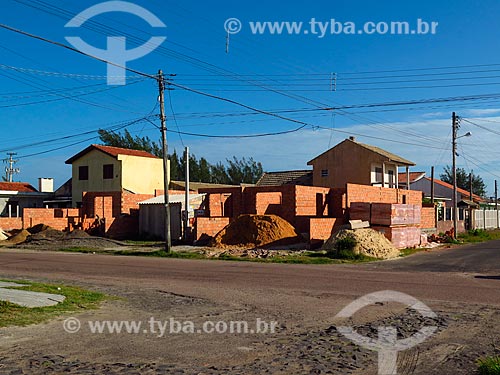  Casas em construção  - Cidreira - Rio Grande do Sul (RS) - Brasil