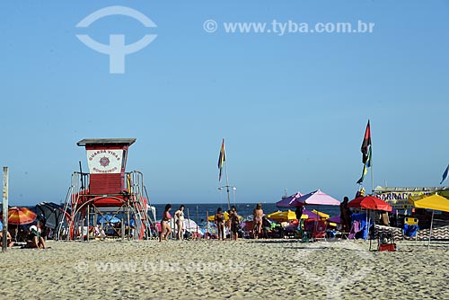  Banhistas na Praia de Copacabana  - Rio de Janeiro - Rio de Janeiro (RJ) - Brasil