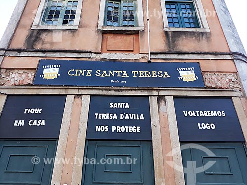  Cine Santa Teresa, fechado devido a crise do Coronavírus  - Rio de Janeiro - Rio de Janeiro (RJ) - Brasil