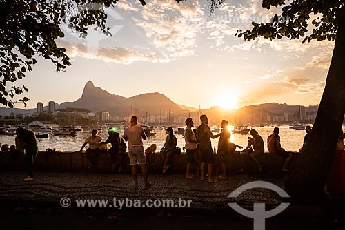  Vista do Morro do Corcovado a partir da mureta da Urca  - Rio de Janeiro - Rio de Janeiro (RJ) - Brasil