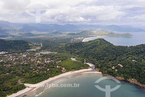  Foto feita com drone da Praia Barra do Sahy  - São Sebastião - São Paulo (SP) - Brasil