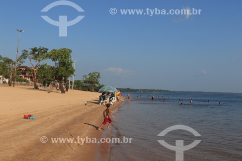 Praia da Maresia no Rio Maués-Açu - Maués - Amazonas (AM) - Brasil