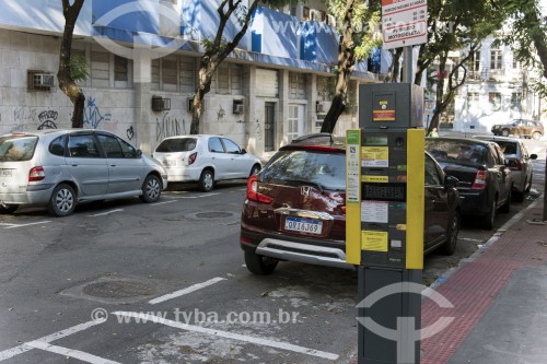 Sistema de controle de estacionamento pago no centro histórico da cidade - Vitória - Espírito Santo (ES) - Brasil