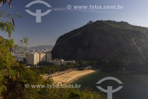 Vista da Praia Vermelha ao amanhecer - Rio de Janeiro - Rio de Janeiro (RJ) - Brasil